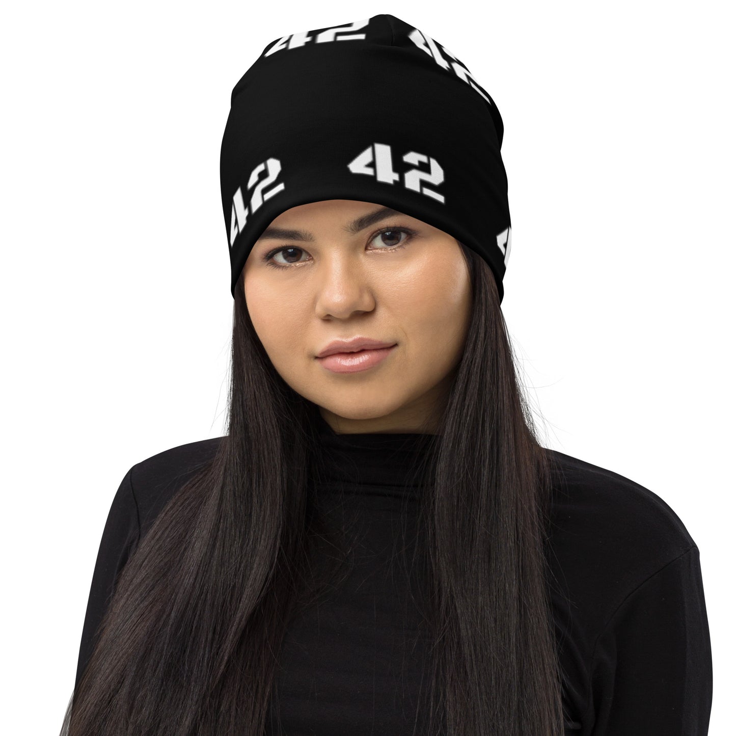 Blessed Born Day, Ms. Lisa, All-Over Print Beanie