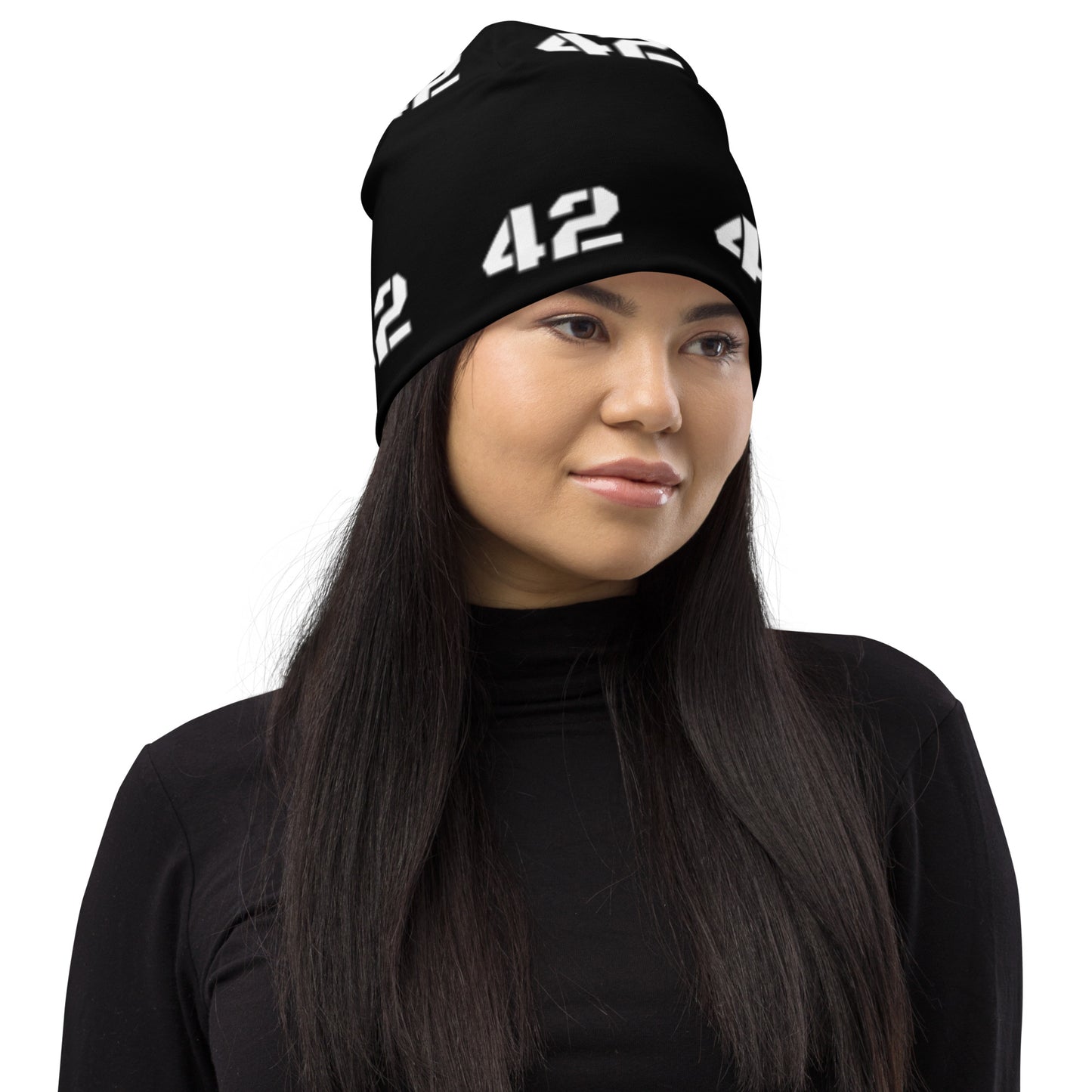 Blessed Born Day, Ms. Lisa, All-Over Print Beanie