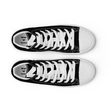 Carica l&#39;immagine nel visualizzatore di Gallery, Getting out the way, Men’s high top canvas shoes
