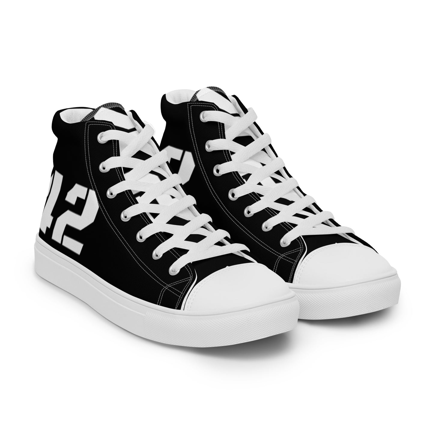 Getting out the way, Men’s high top canvas shoes