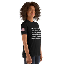 Load image into Gallery viewer, On whom, I stamp that, Unisex T-Shirt
