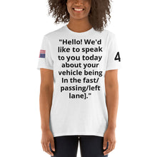 Carica l&#39;immagine nel visualizzatore di Gallery, Attn Sunday drivers, Unisex T-Shirt
