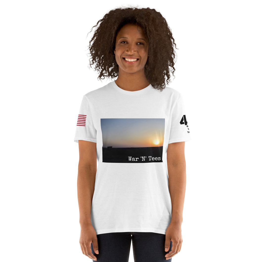 Late sunrise over Baqubah, Unisex T-Shirt