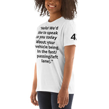 Cargar imagen en el visor de la galería, Attn Sunday drivers, Unisex T-Shirt
