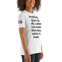 Load image into Gallery viewer, Betta&#39; treat her right II, Unisex T-Shirt
