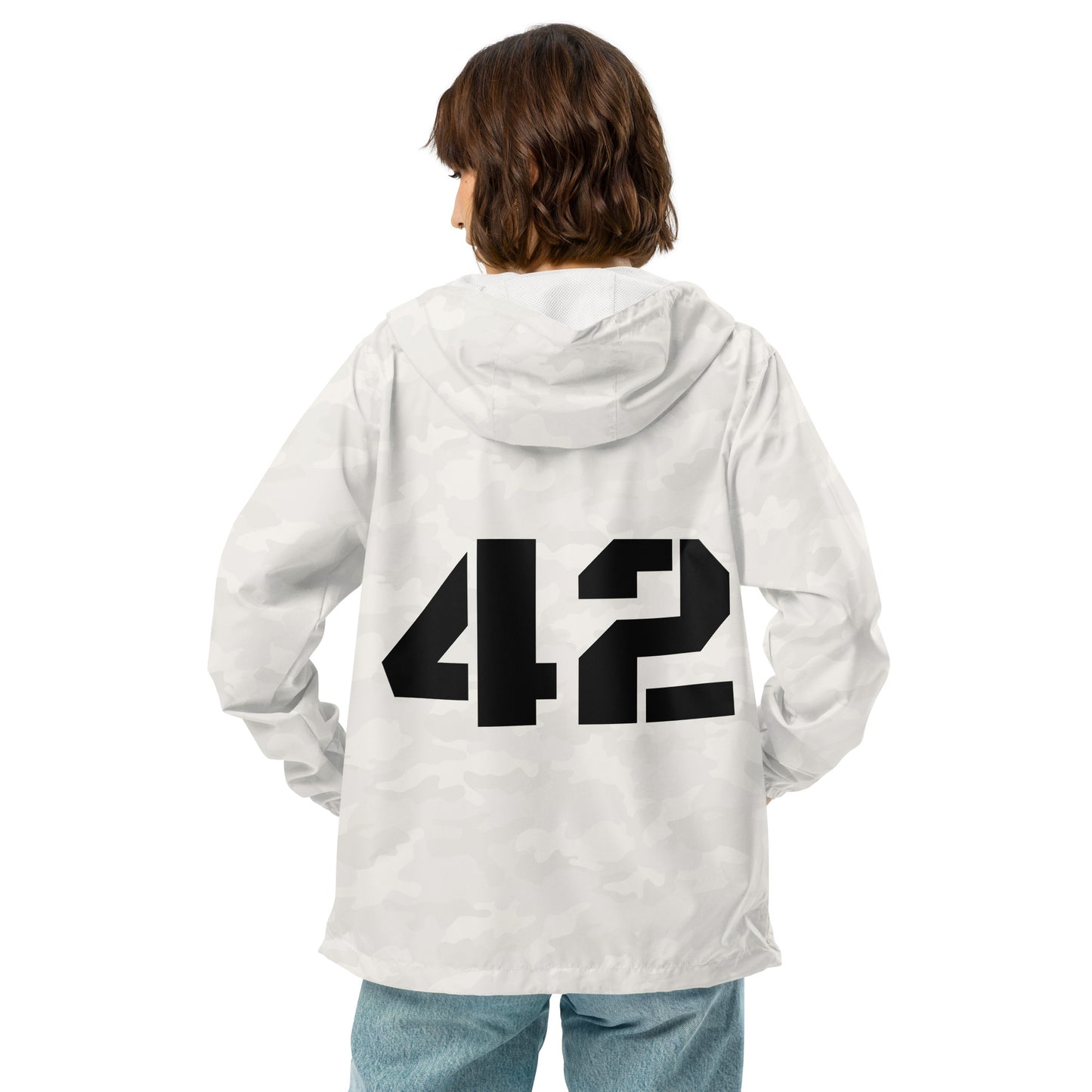 I'm on the up & up, Unisex lightweight zip up windbreaker