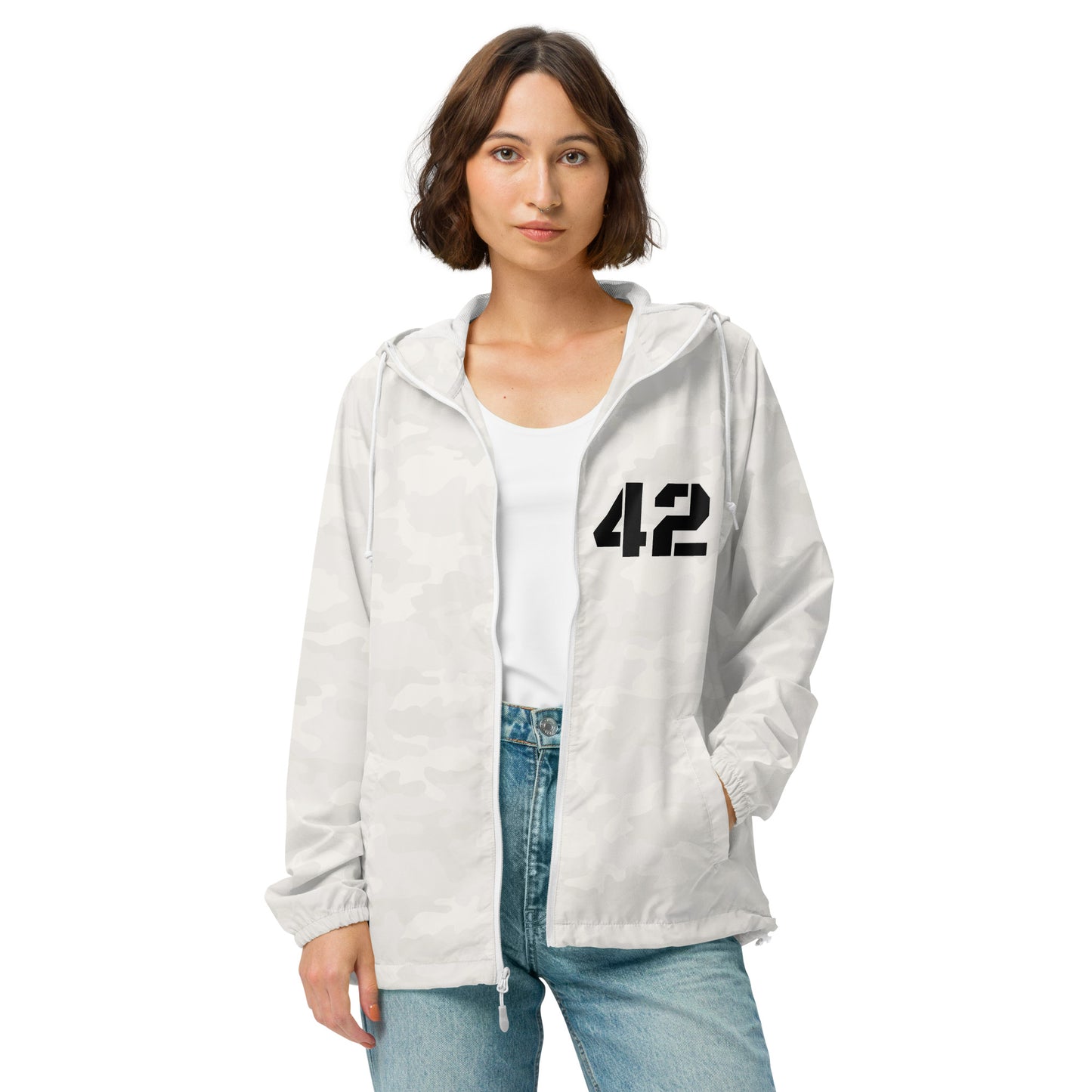 I'm on the up & up, Unisex lightweight zip up windbreaker