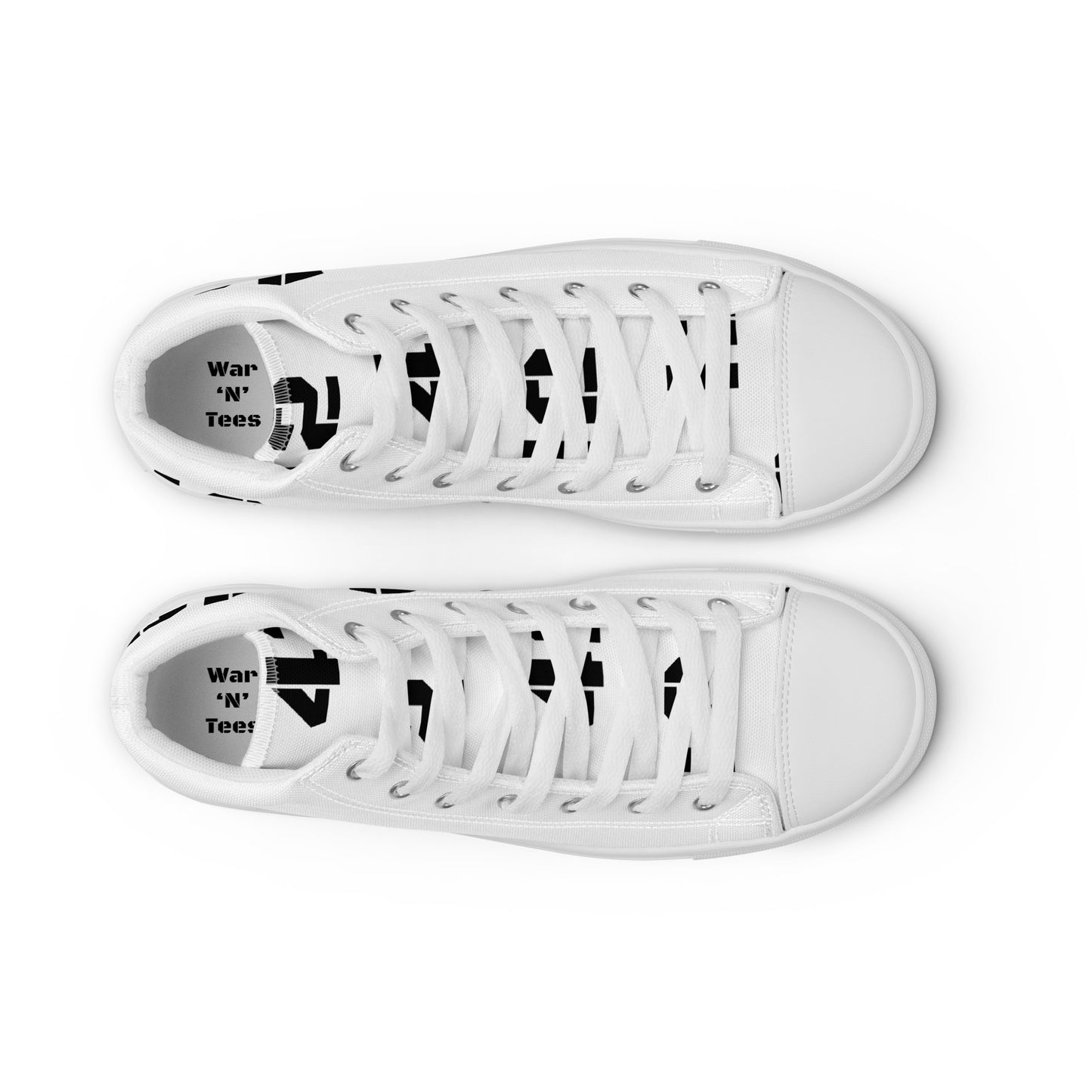 Blessed Born Day, Mani!, Women’s high top canvas shoes