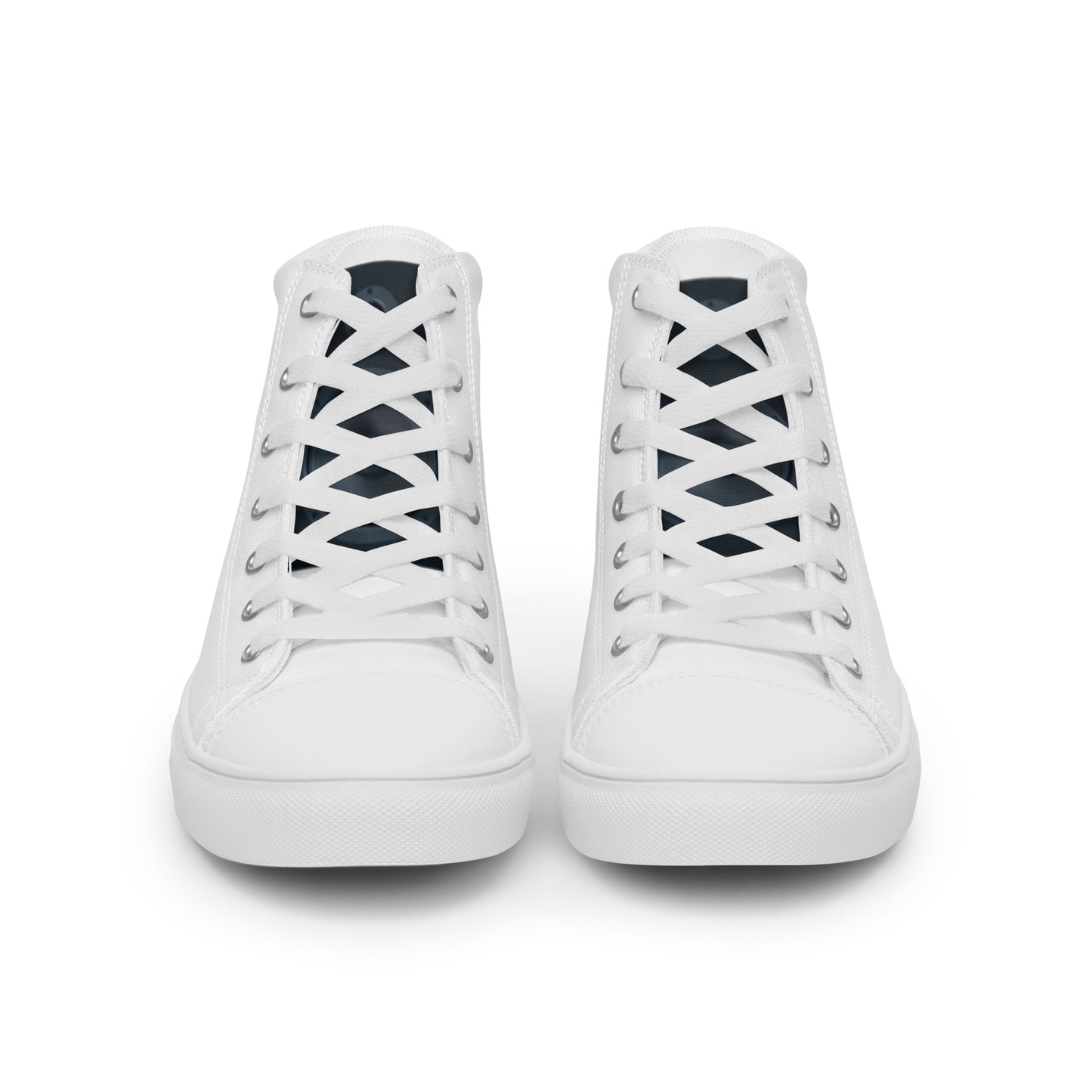 Joy comes in the mourning, Women's High Top Canvas Shoes