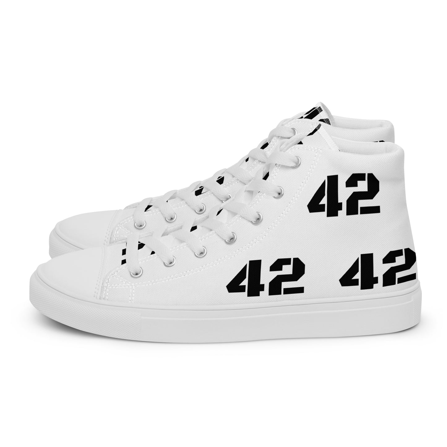 Blessed Born Day, Mani!, Women’s high top canvas shoes