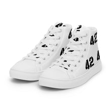 Carica l&#39;immagine nel visualizzatore di Gallery, Blessed Born Day, Mani!, Women’s high top canvas shoes
