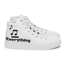 Carica l&#39;immagine nel visualizzatore di Gallery, Joy comes in the mourning, Women&#39;s High Top Canvas Shoes
