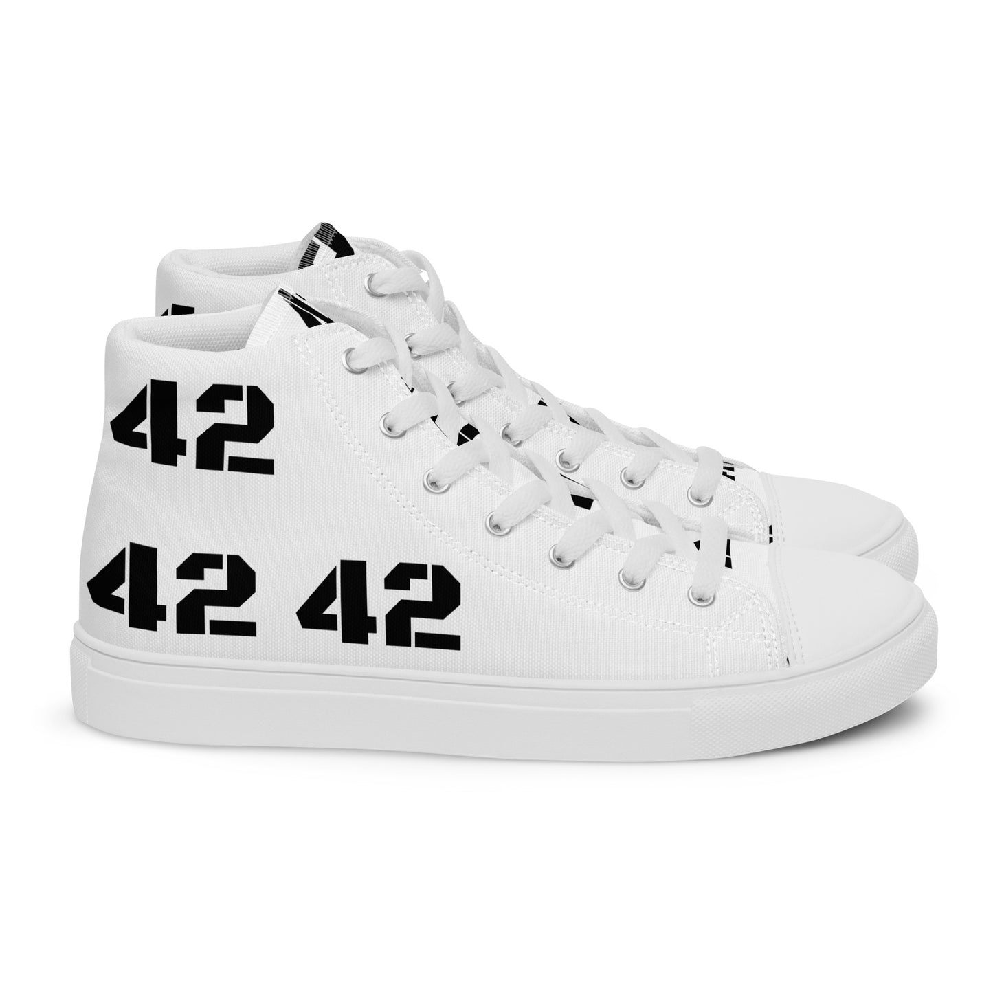 Blessed Born Day, Mani!, Women’s high top canvas shoes