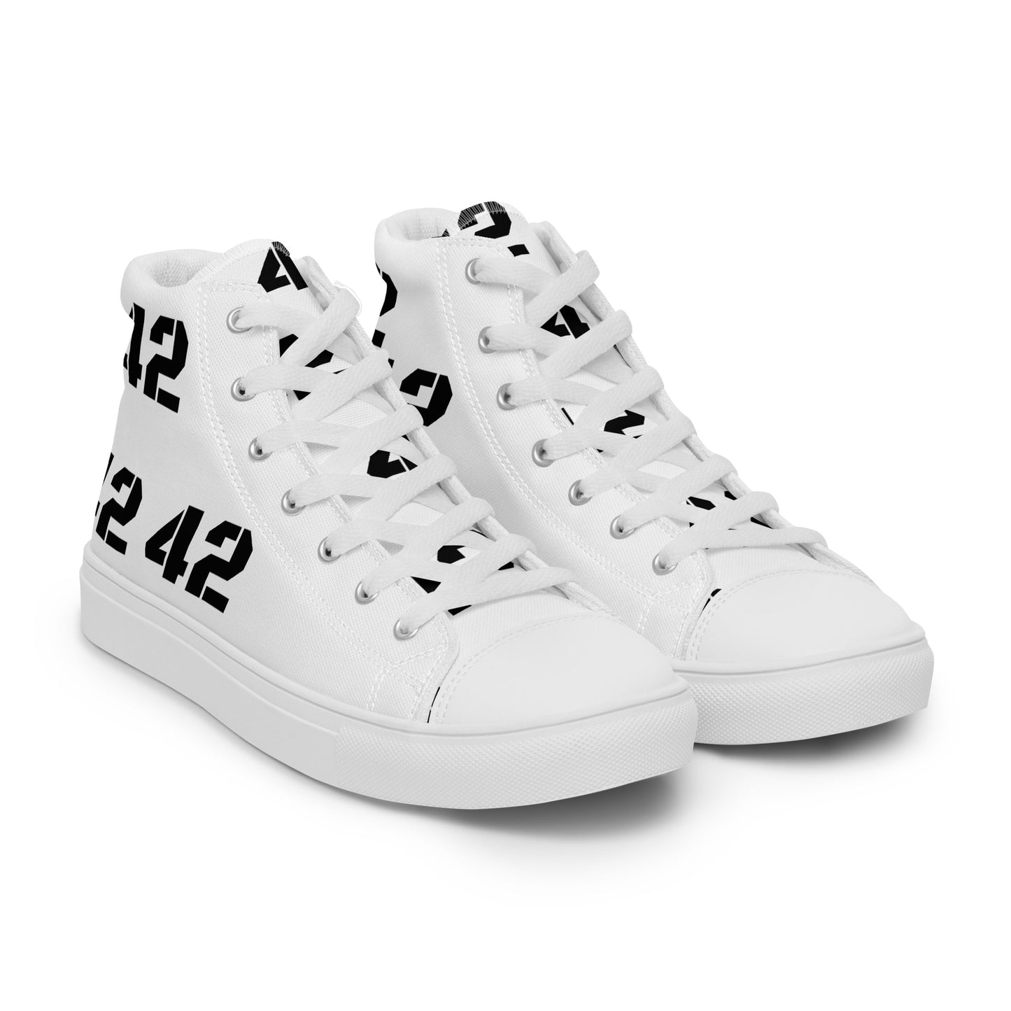 Blessed Born Day, Mani!, Women’s high top canvas shoes