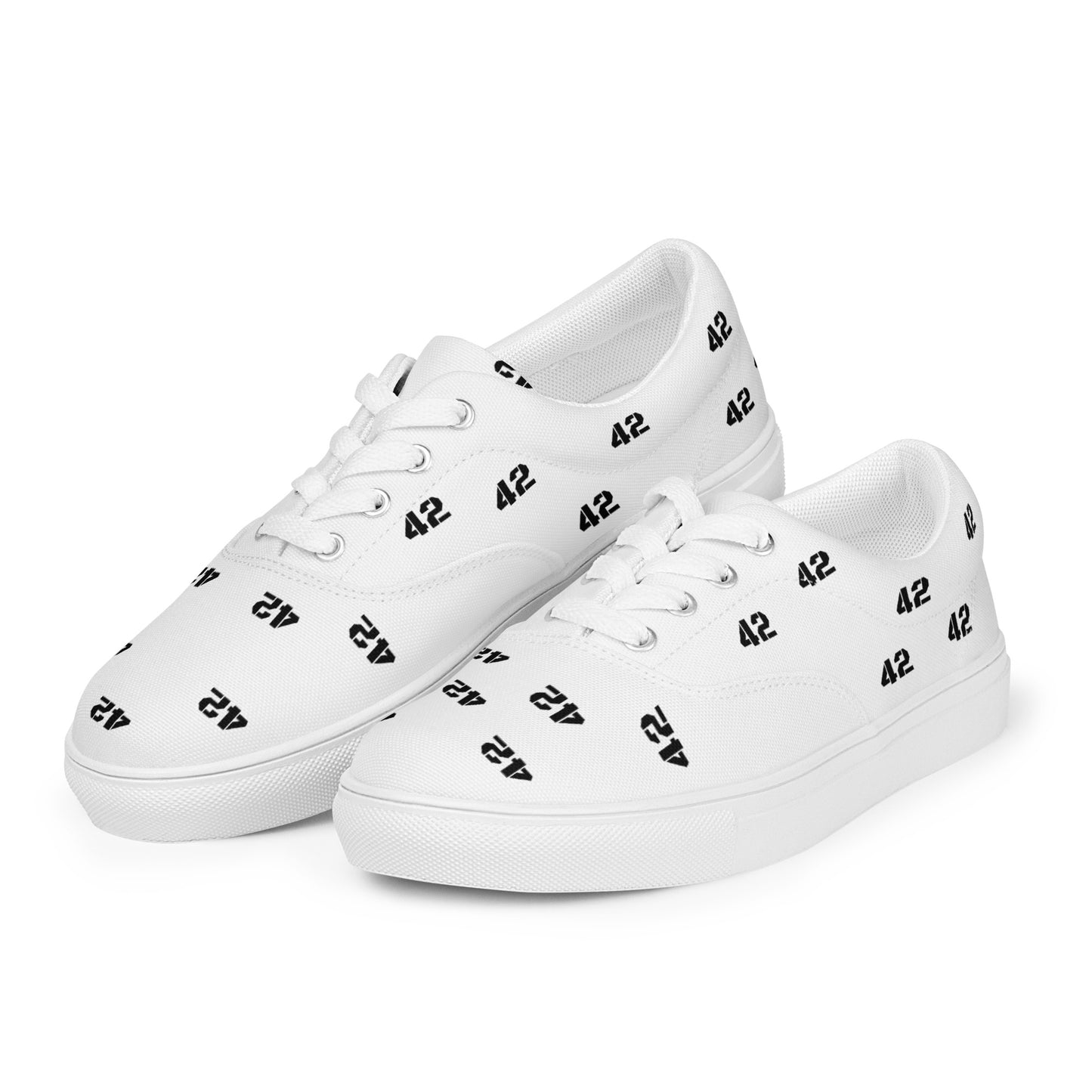 Blessed in spite of the mess, Women’s lace-up canvas shoes