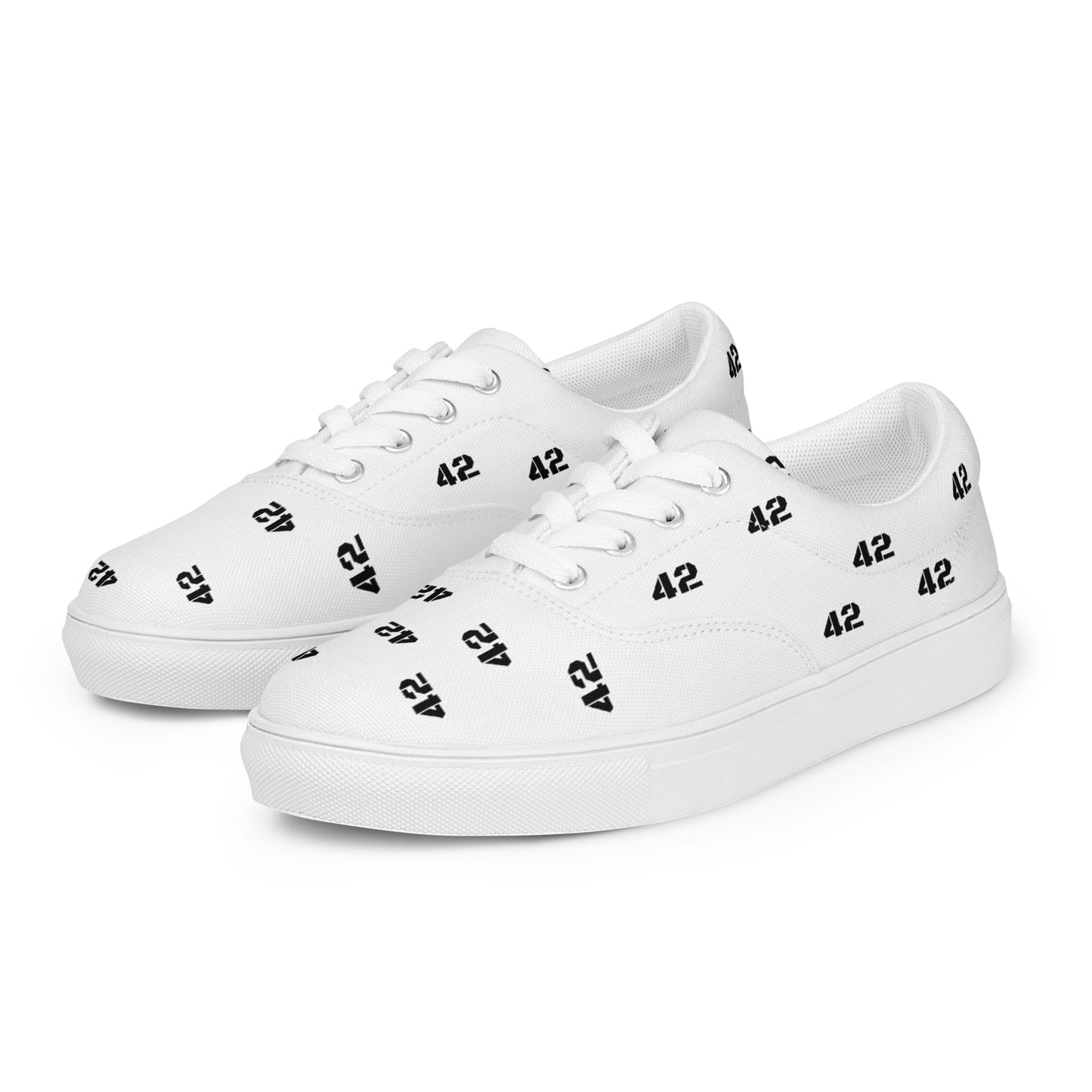 Blessed in spite of the mess, Women’s lace-up canvas shoes