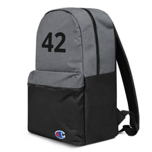 Load image into Gallery viewer, Potential world record for 400m sprint in sec, Embroidered Champion Backpack
